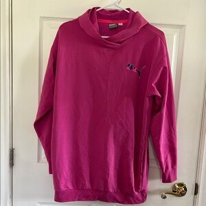 Puma Pink Cowl Neck Sweater